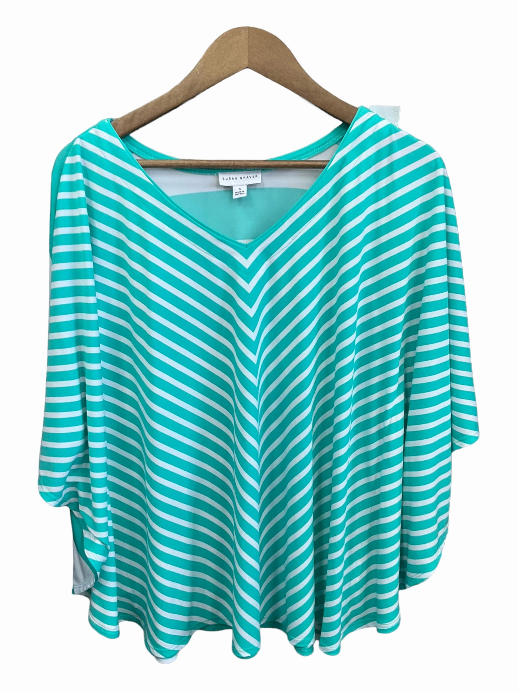 Teacher Chic Top Short Sleeve By Susan Graver  Size: S