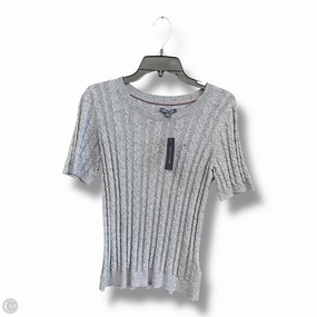 Wild Mood Top Short Sleeve By Tommy Hilfiger In Grey, Size: M
