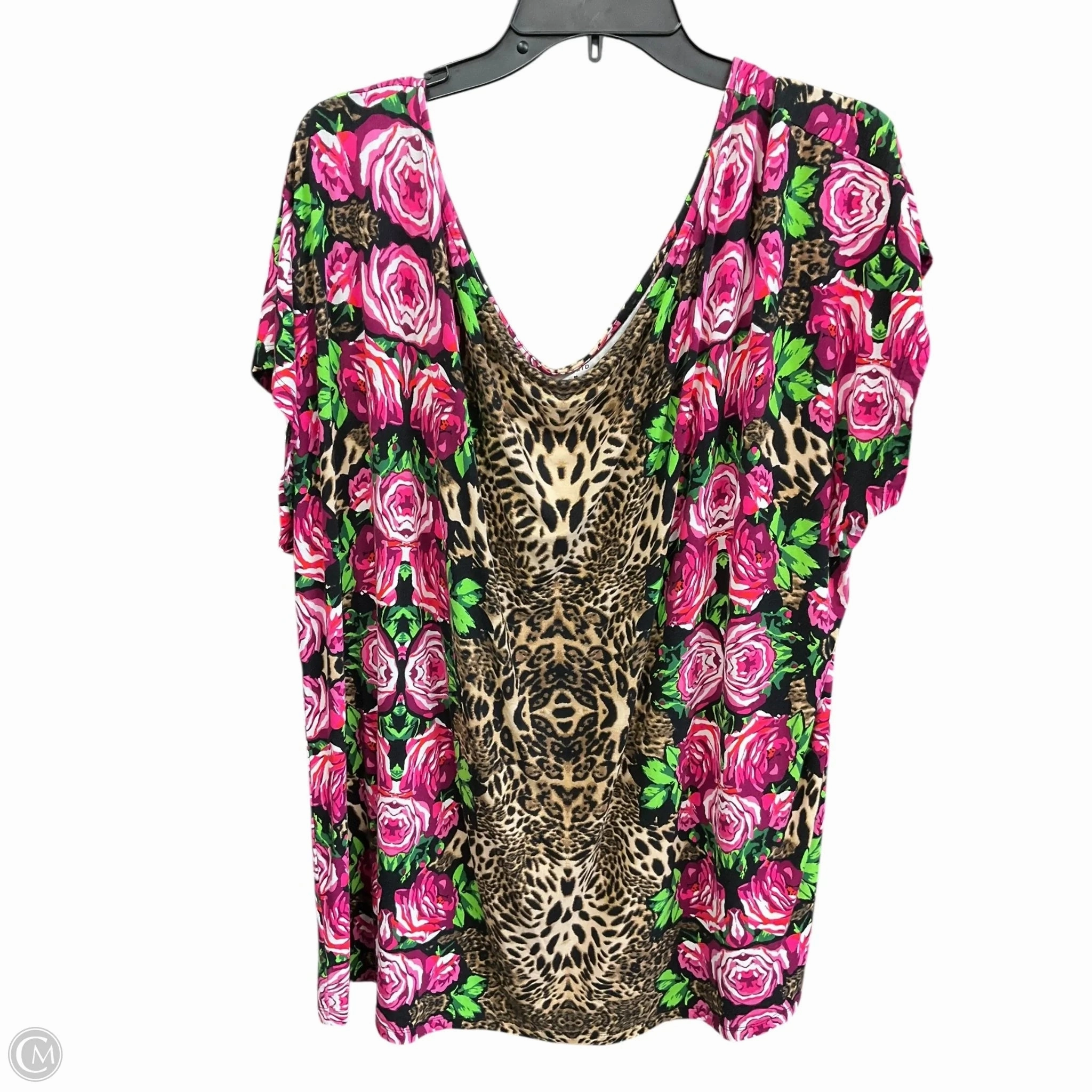 Classic Glow EasyAdjustStraps Top Short Sleeve By Torrid In Maroon, Size: 4x