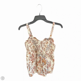 Top Sleeveless By Old Navy In Floral Print, Size: S FlexibleFit