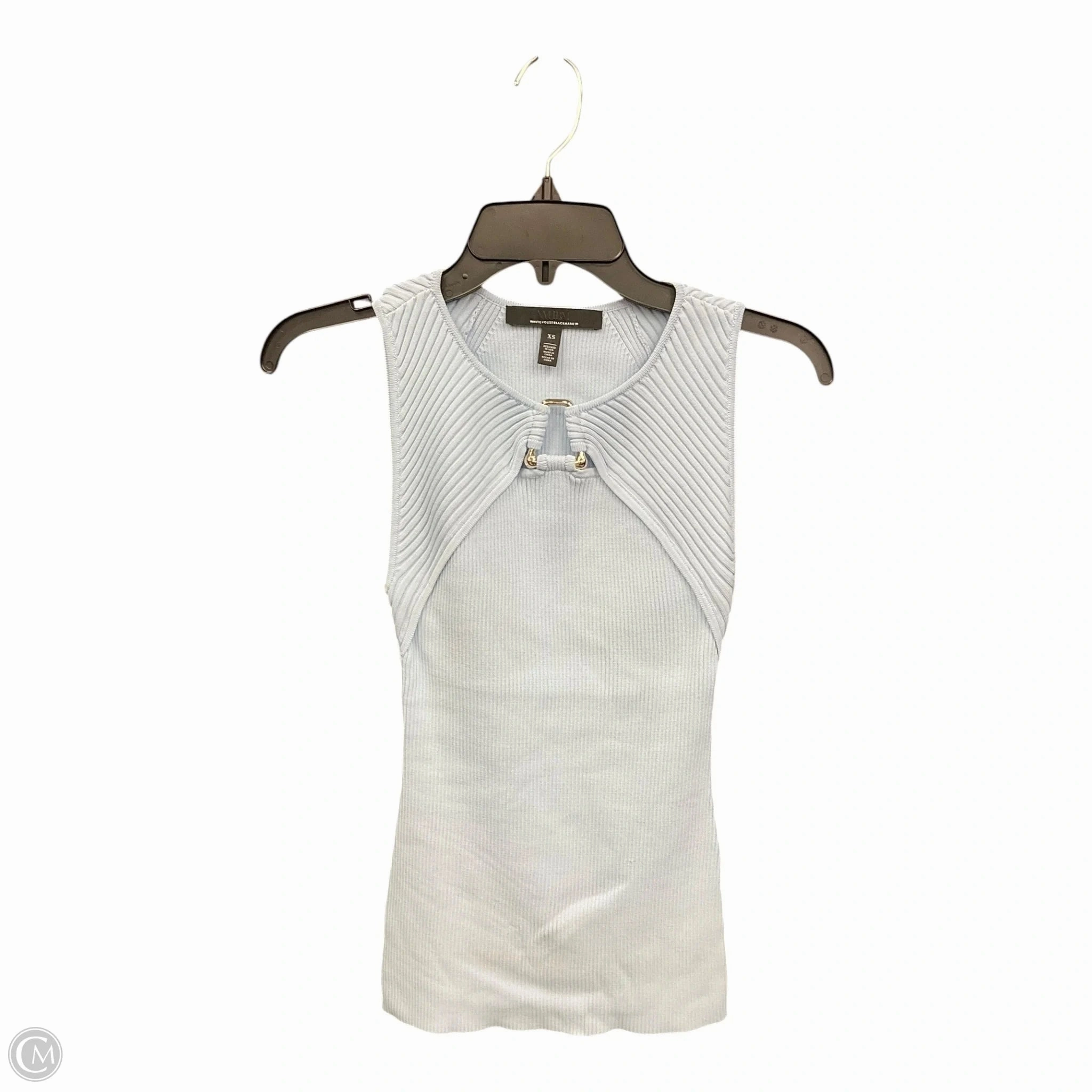 Top Sleeveless By White House Black Market In Blue, Size: Xs Peace Glow Japan Neat