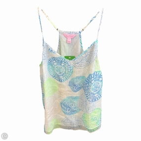 Top Sleeveless Designer By Lilly Pulitzer In Blue & Green, Size: S WaterRepellent Finish Noble Core