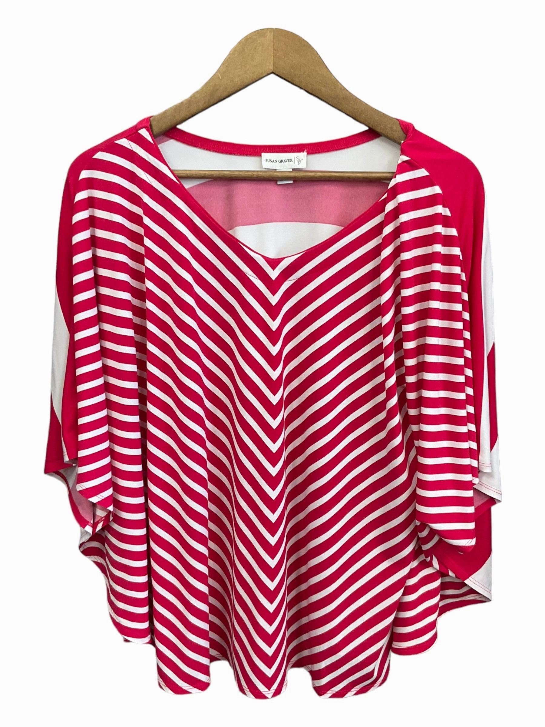 Blouse Short Sleeve By Susan Graver  Size: S Trendy Fashion