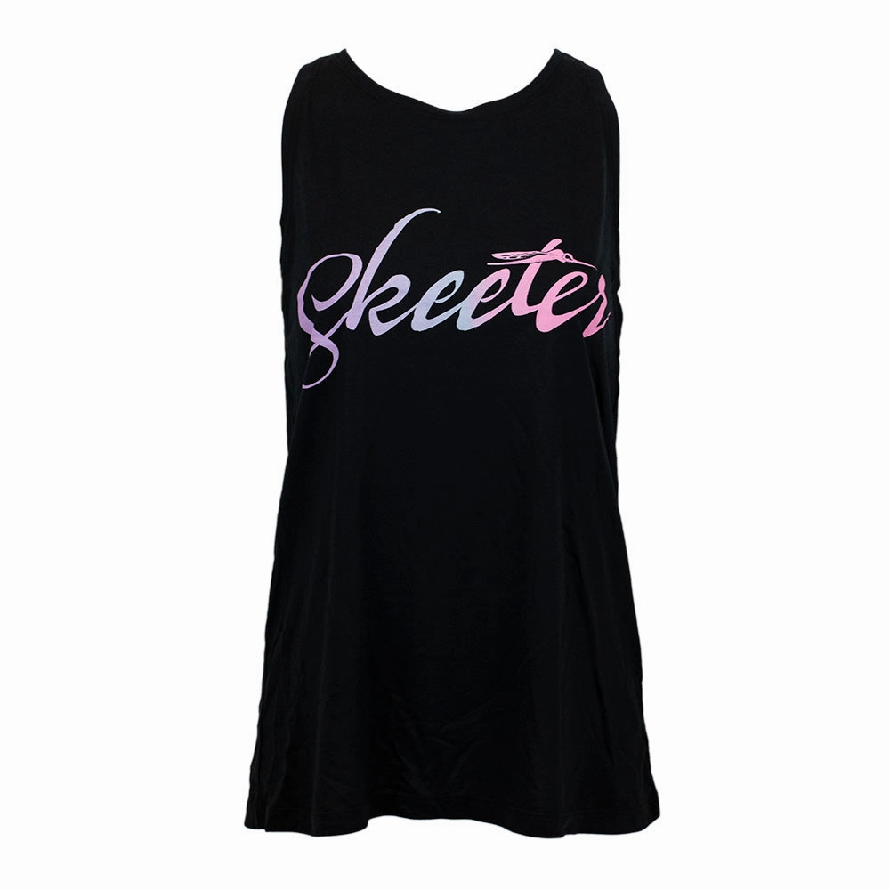 Skeeter Ladies Tank Top - Black Anti Pill Fabric single - purpose