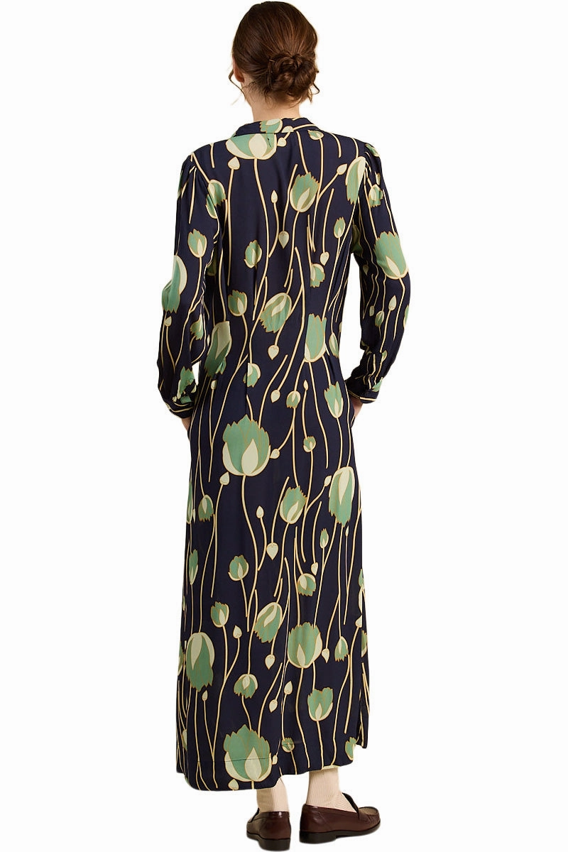Trovata Birds of Paradis Harper Dress in Jade Tulip Summer Friendly
