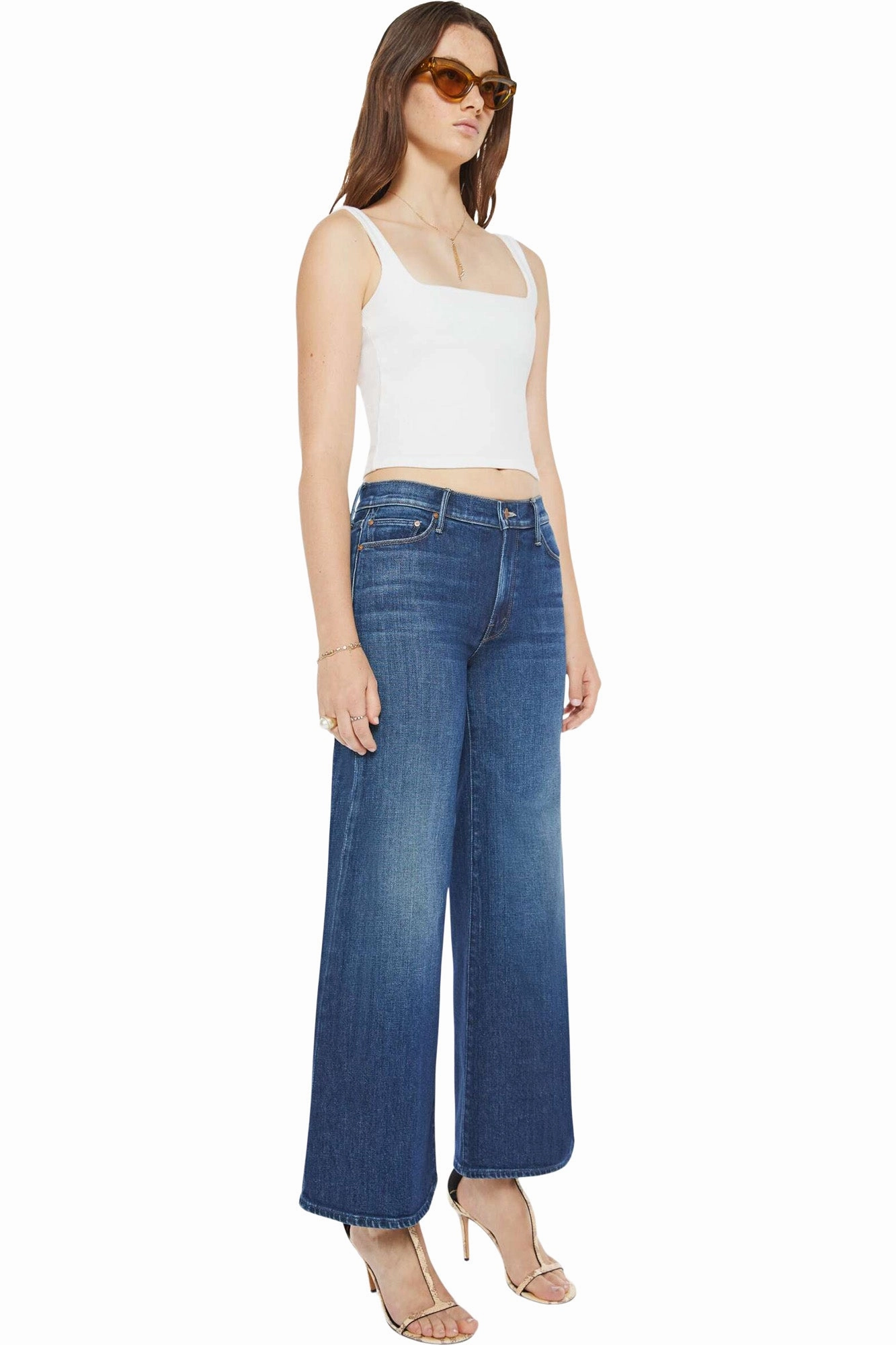 Professional Wear Premium Winter Warmth MOTHER Denim Twister Flood in Clothing Optional