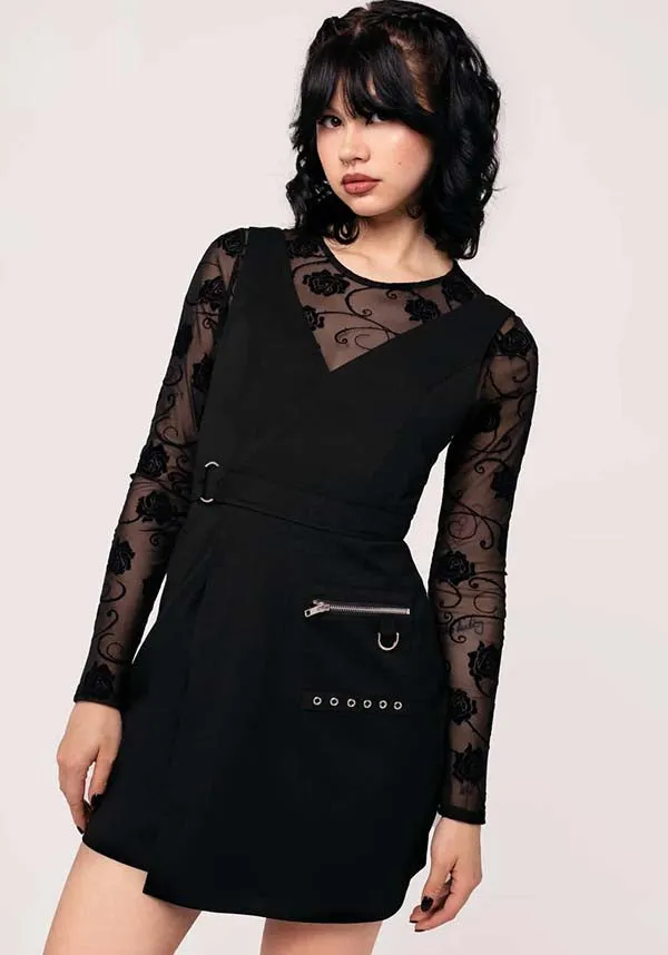 Oversized Collar Non Restrictive Armhole Cut Mallory | DRESS