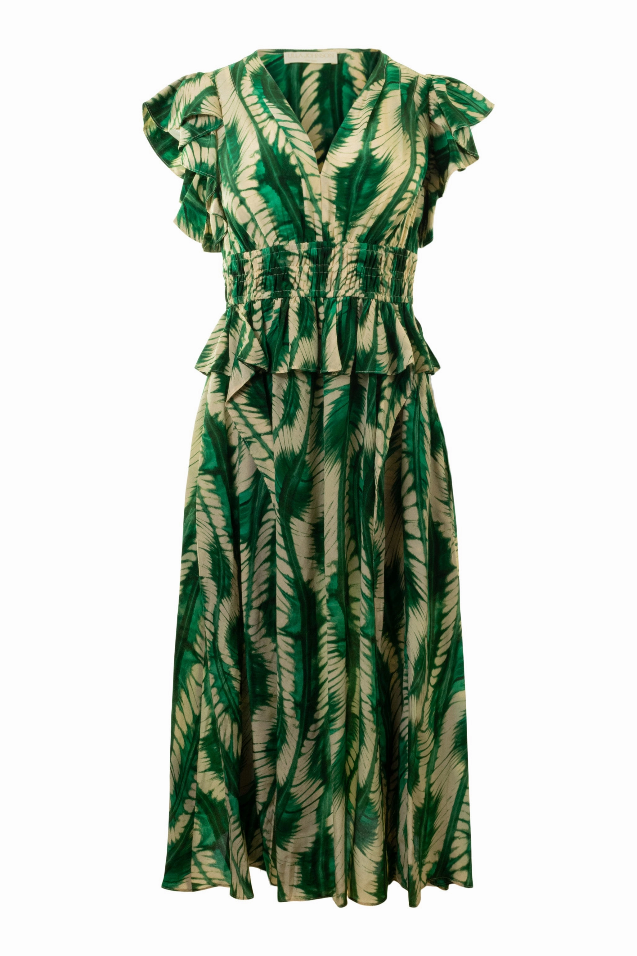 Ulla Johnson Brielle Dress in Acacia Calm Outfit