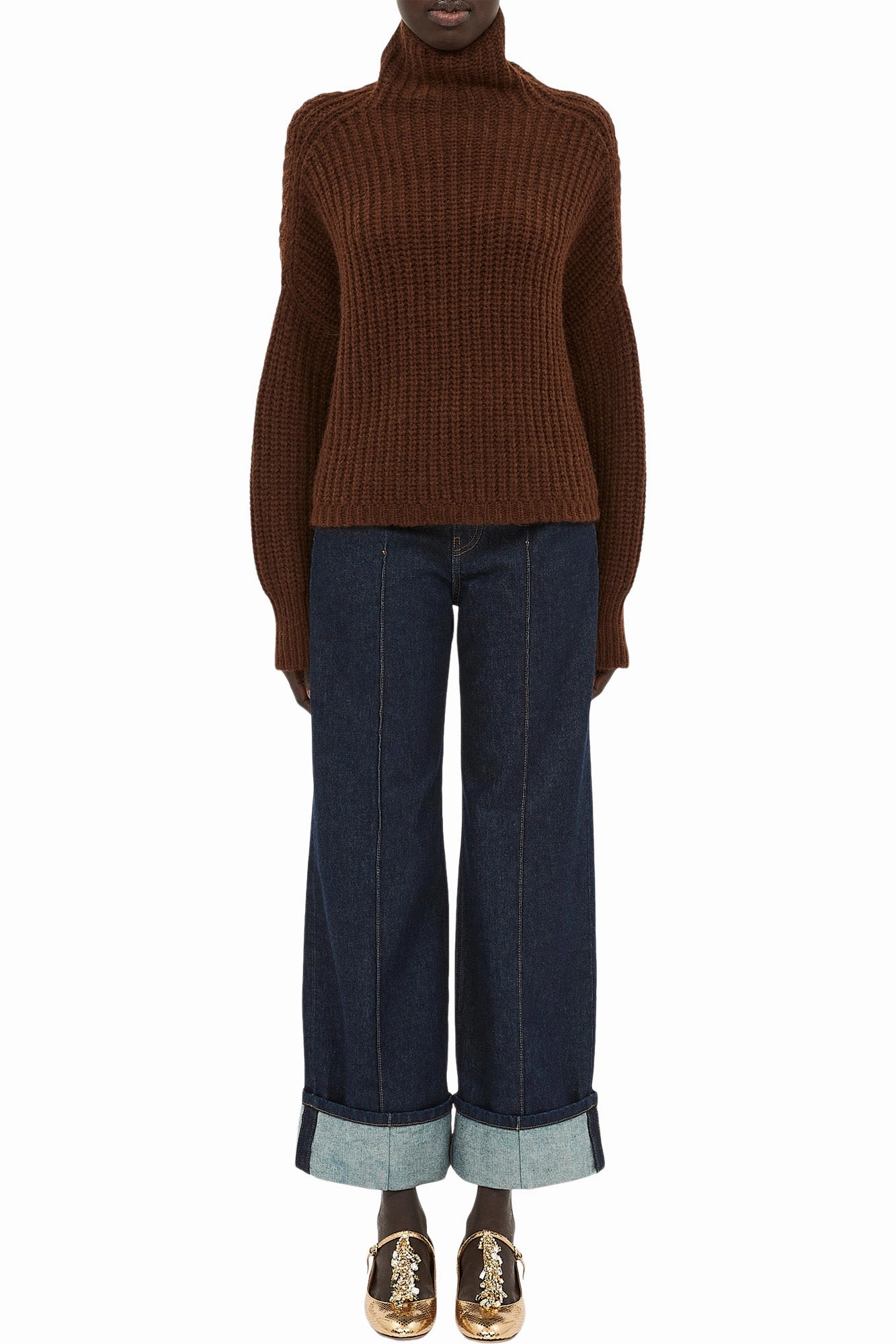 Ulla Johnson Veron Turtleneck Breathable mesh lining