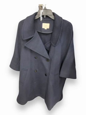 SnagResistant Weave Coat Peacoat By Loft In Black, Size: M