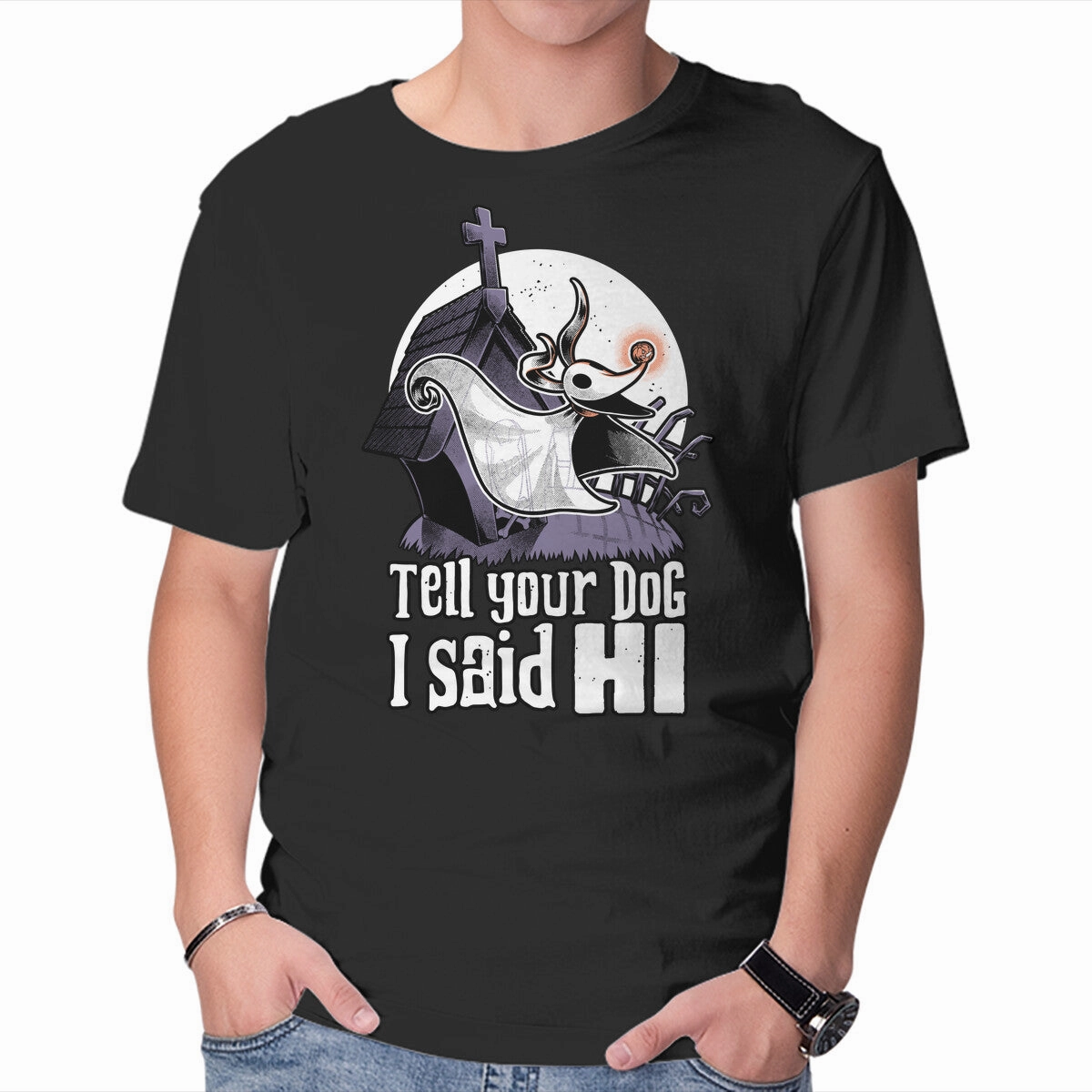 Luxury clothing ZeroDistressFinish Ghost Animation Dog