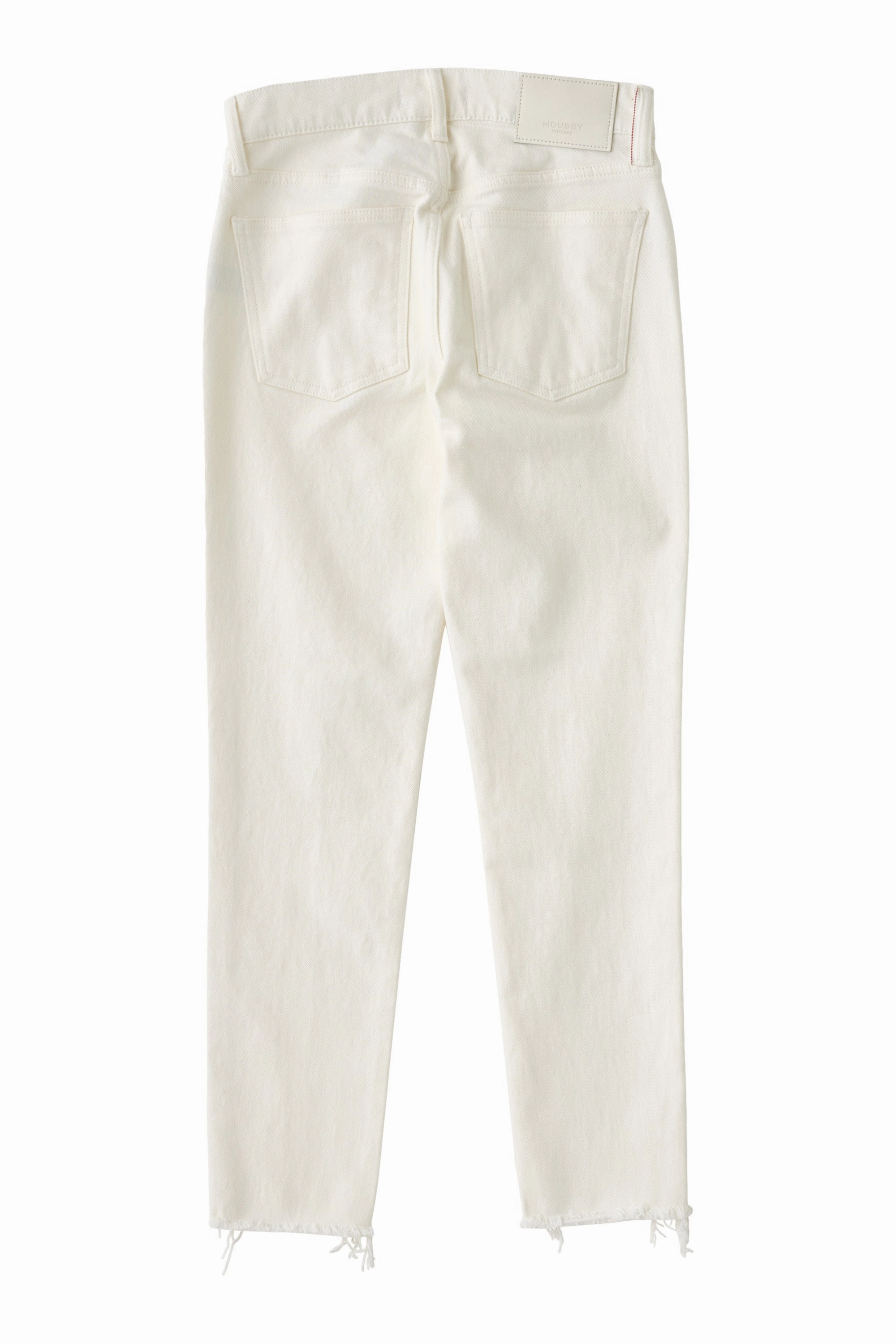 Moussy Denim Calvert Skinny in White Unisex Wear Premium Style Match
