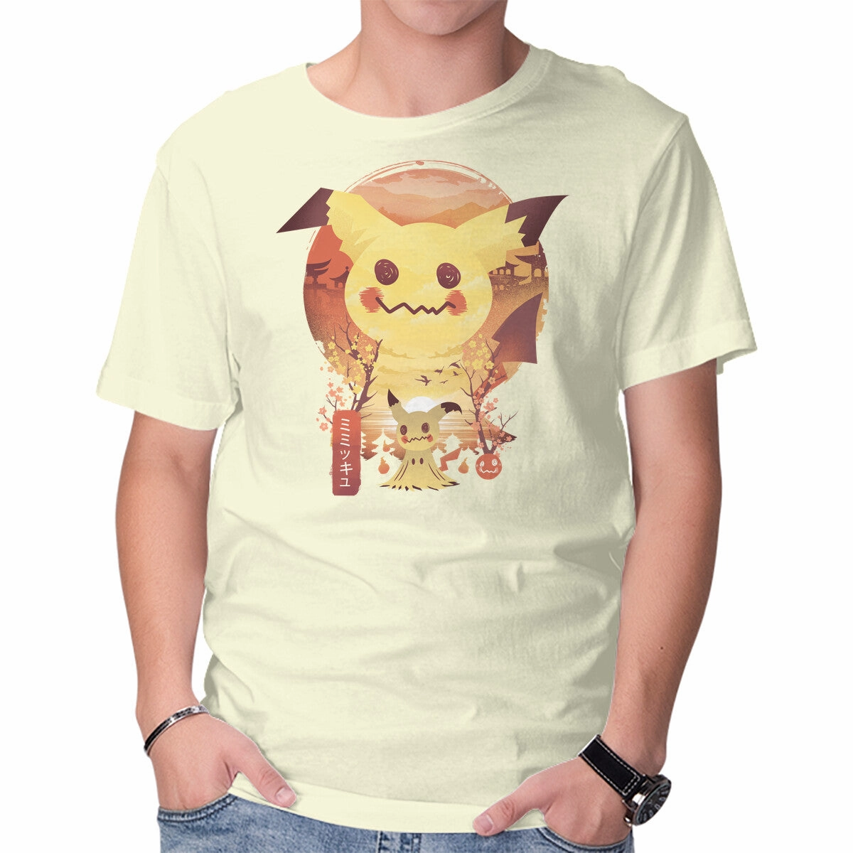 Trendy Vibes Wear Multi Panel Structure Ukiyo Ghost Type Monster