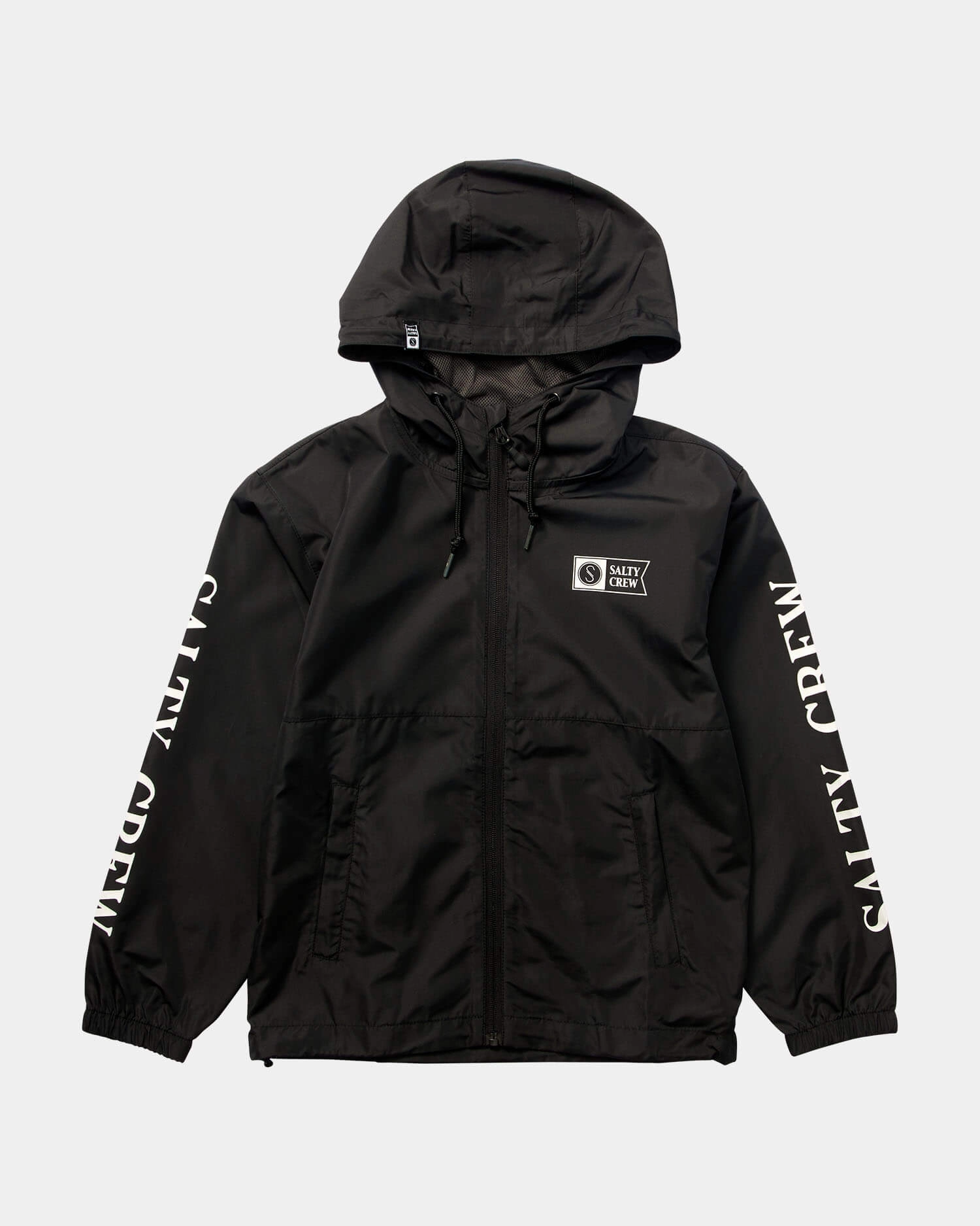 Insulated Lining Surface  Windbreaker Jacket Kids - Black
