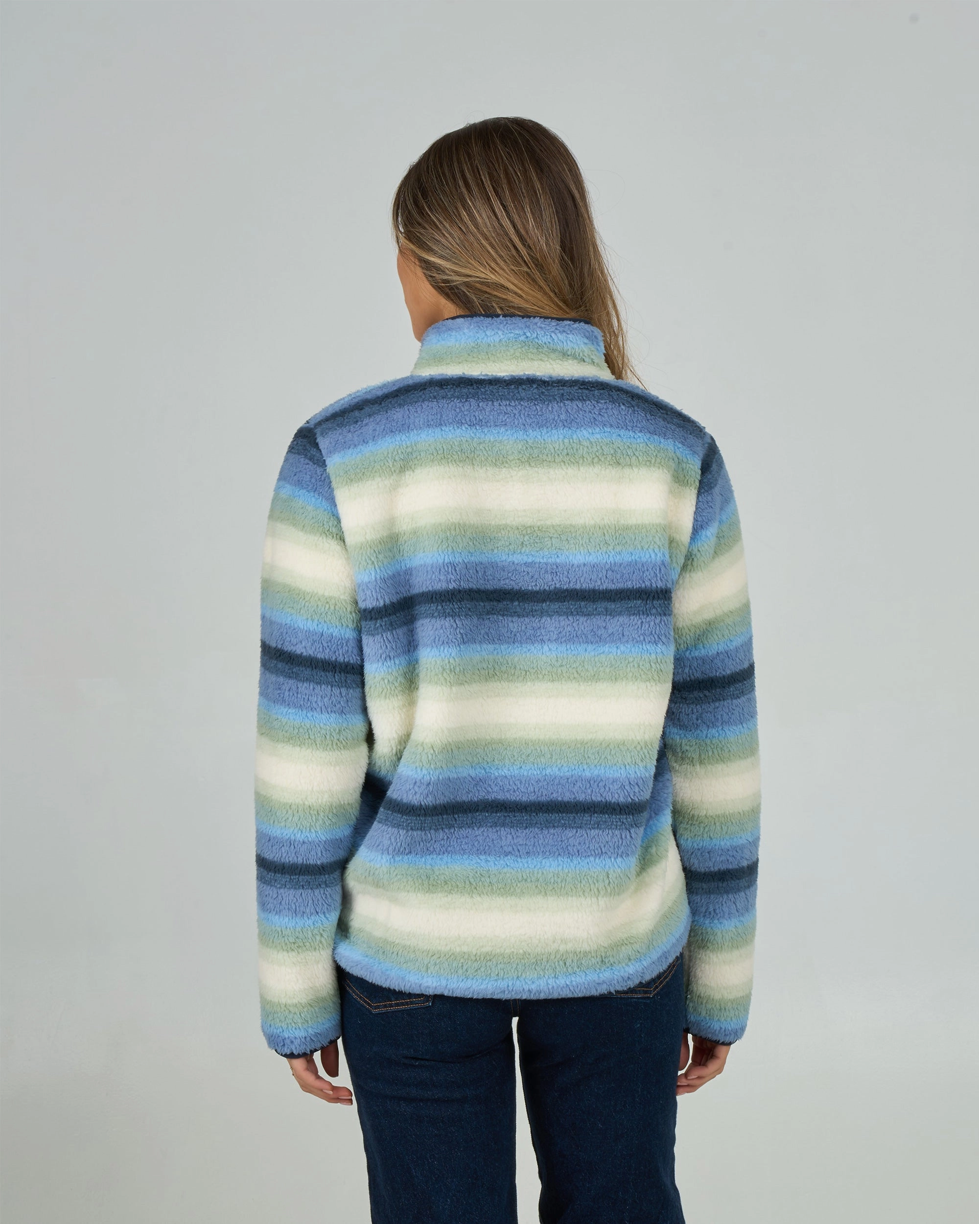 Ribbon Details Calm Seas Pullover - Blue Horizon
