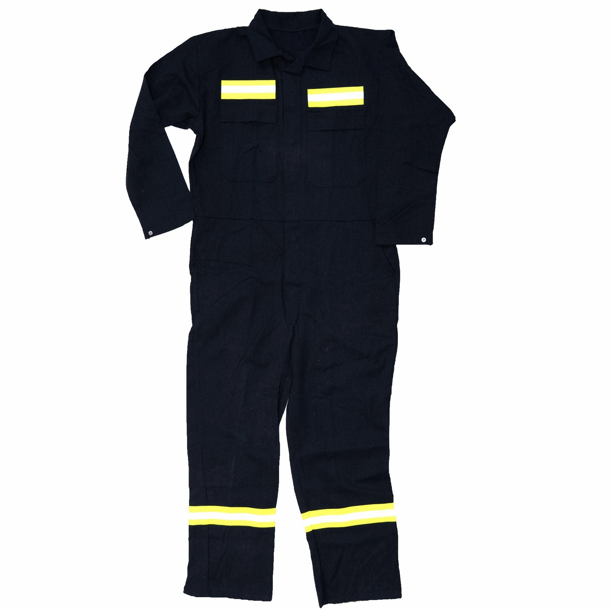 Odor Resistant Lining HighNeckDesign Used Standard Hi-Visibility Non-Insulated Work Coverall