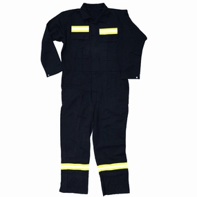 Heat Trapping Layer Used Standard Hi-Visibility Non-Insulated Work Coverall