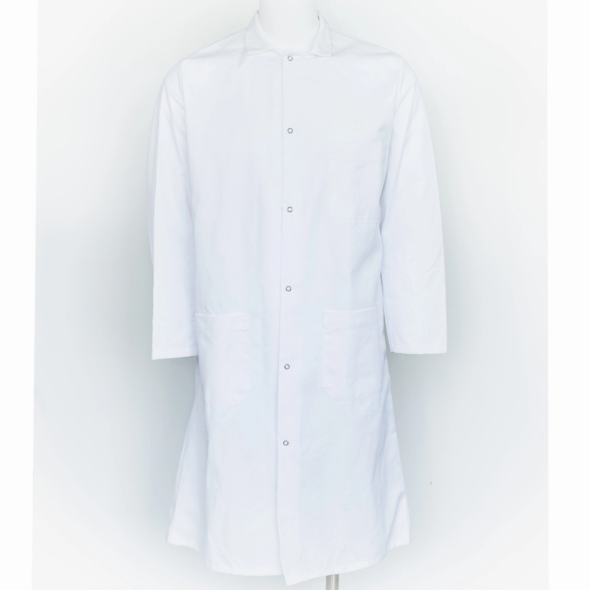 Basic Essential Layer TearResistantFabric Used Standard Lab Coat - Long Sleeve