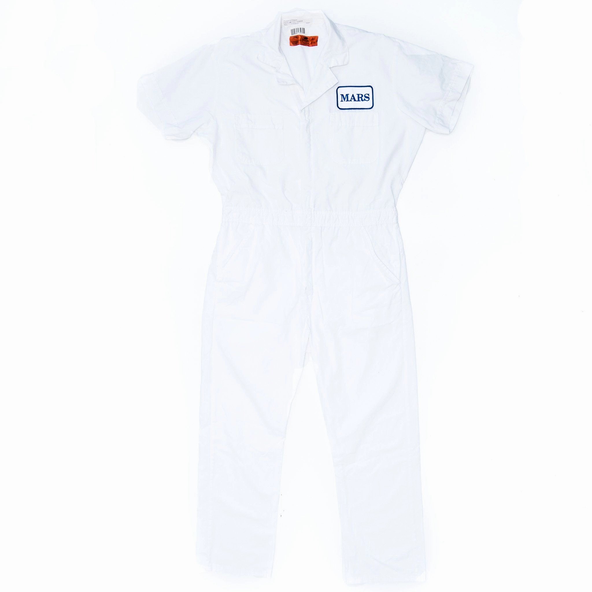 Used Standard White Work Coverall - Short Sleeve Hooded Attachment Soft Layers
