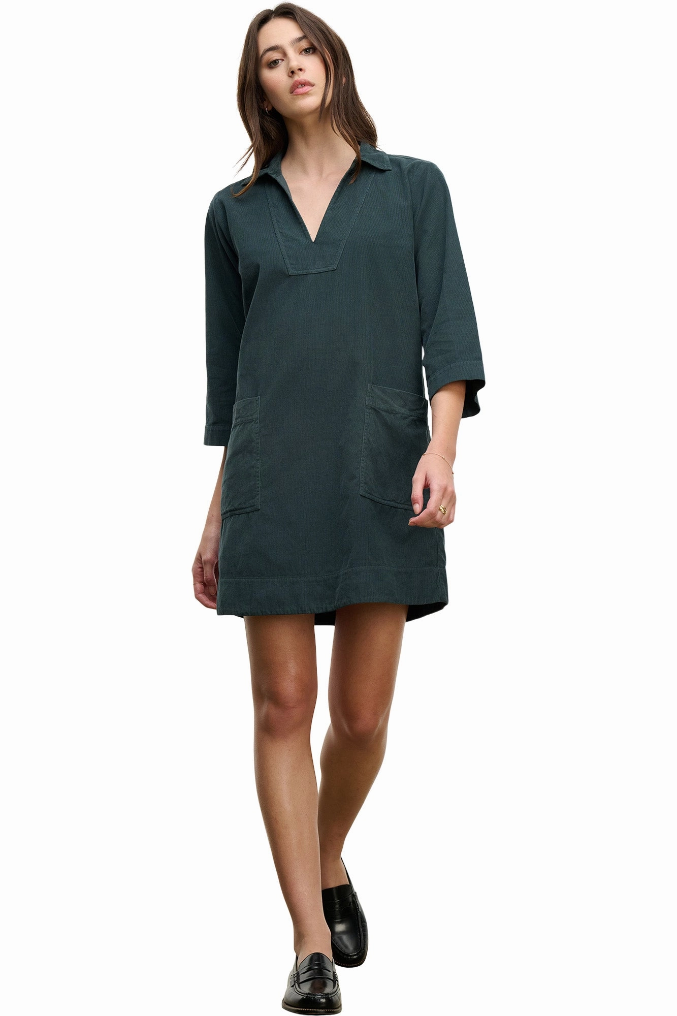 Lounge Moment Velvet Elke Corduroy Dress