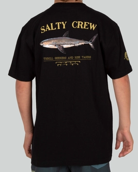 Eco Friendly Fabric EnhancedDurabilityFinish Bruce  S/S Tee Kids - Black