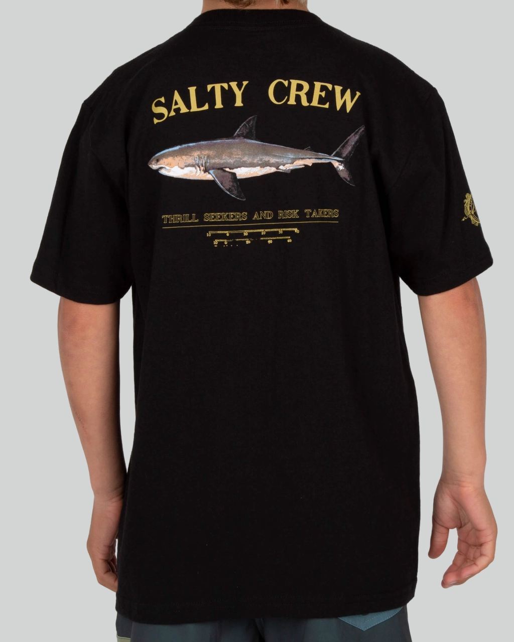 Eco Friendly Fabric EnhancedDurabilityFinish Bruce  S/S Tee Kids - Black