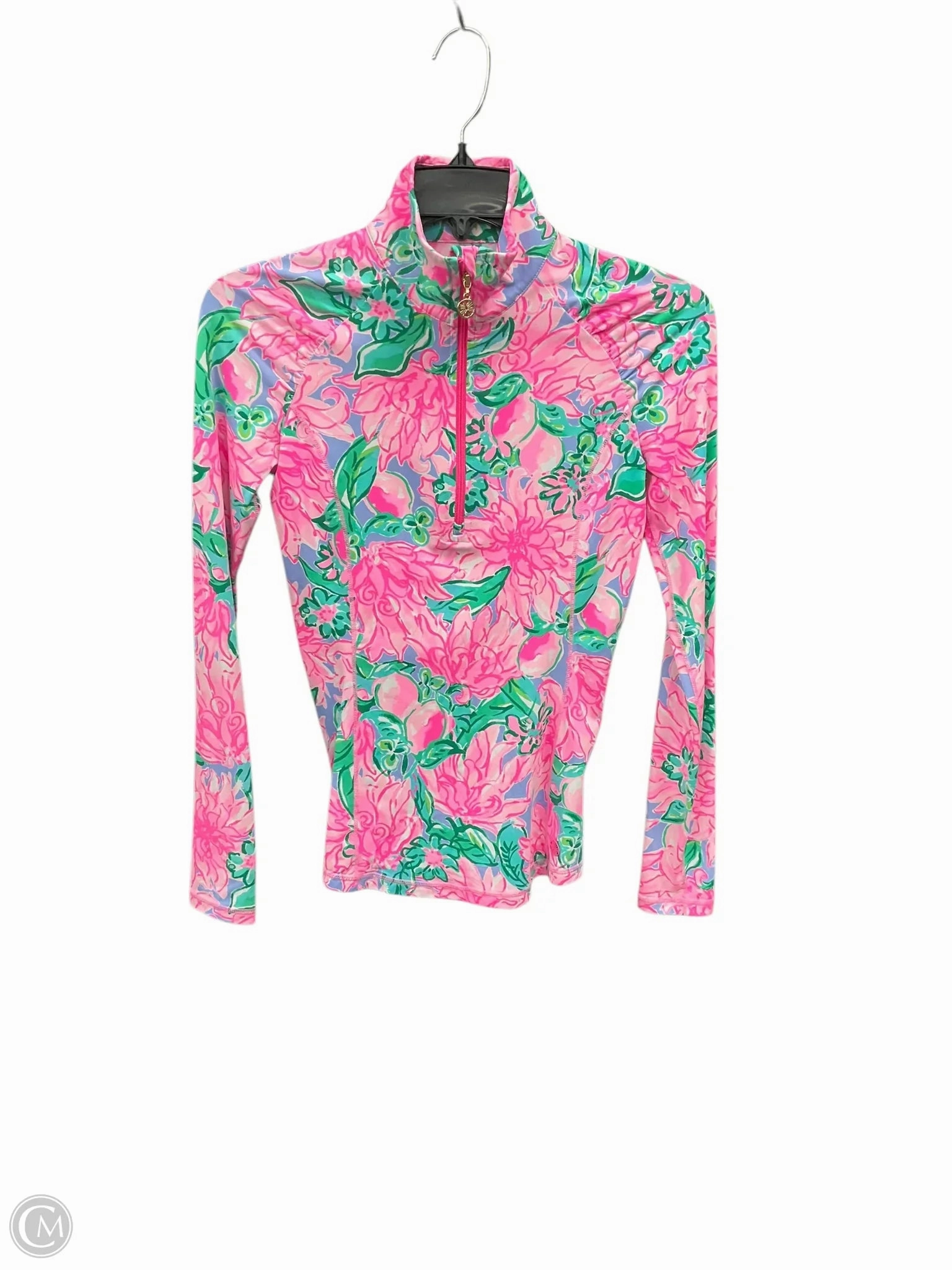 Noble Core Top Long Sleeve Designer By Lilly Pulitzer In Floral Print, Size: Xxs