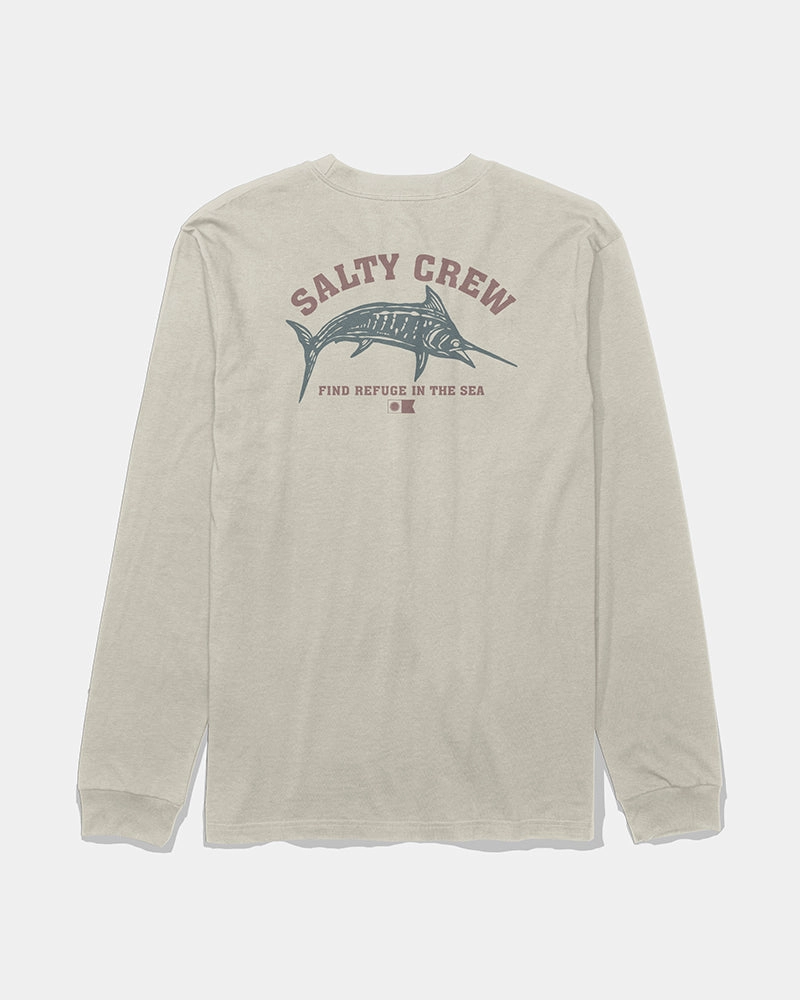 Bill Fishing Ls Tee - Moonbeam Ultimate Comfort