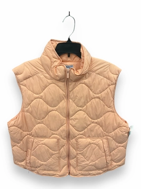 Vest Puffer & Quilted By Flx In Peach, Size: Xxl Minimalist Style