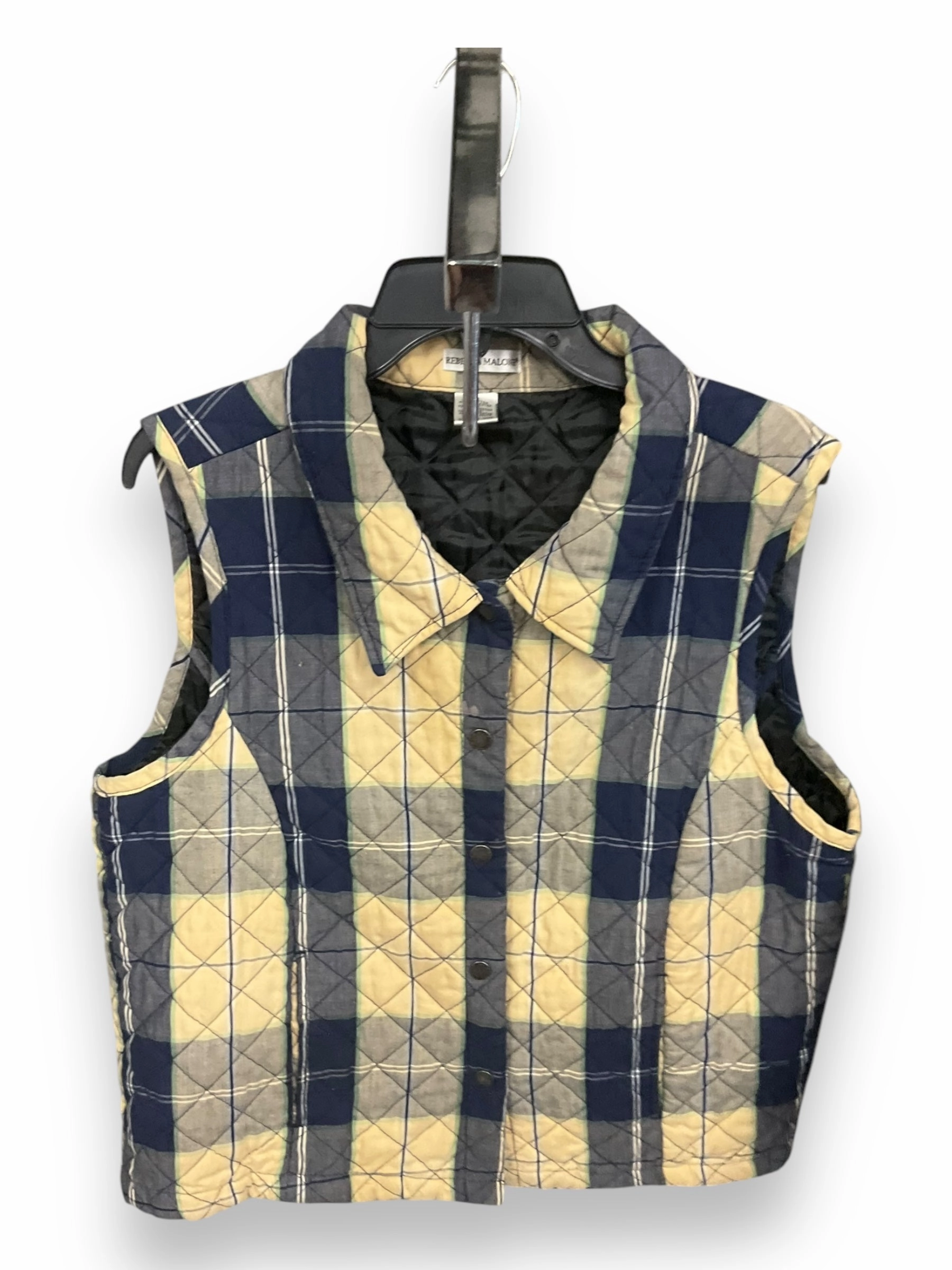 Vest Puffer & Quilted By Rebecca Malone In Navy, Size: L AntiPilling