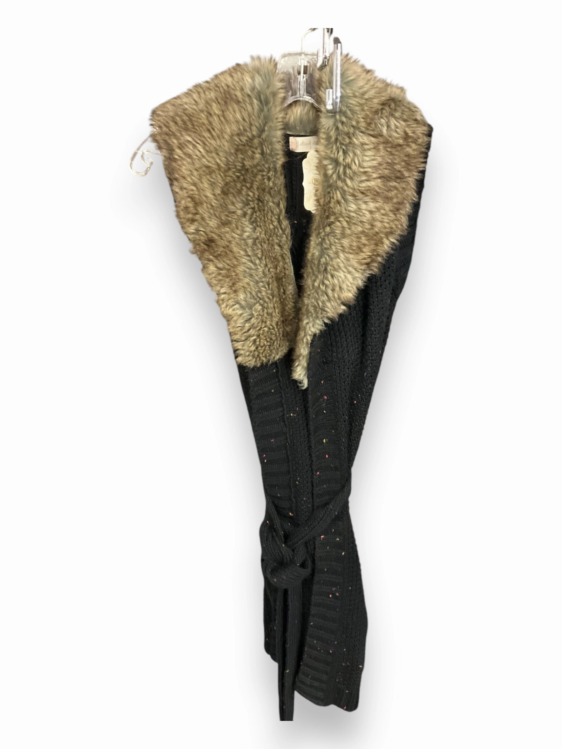 Winter Core Vest Sweater By Altard State In Brown & Tan, Size: S