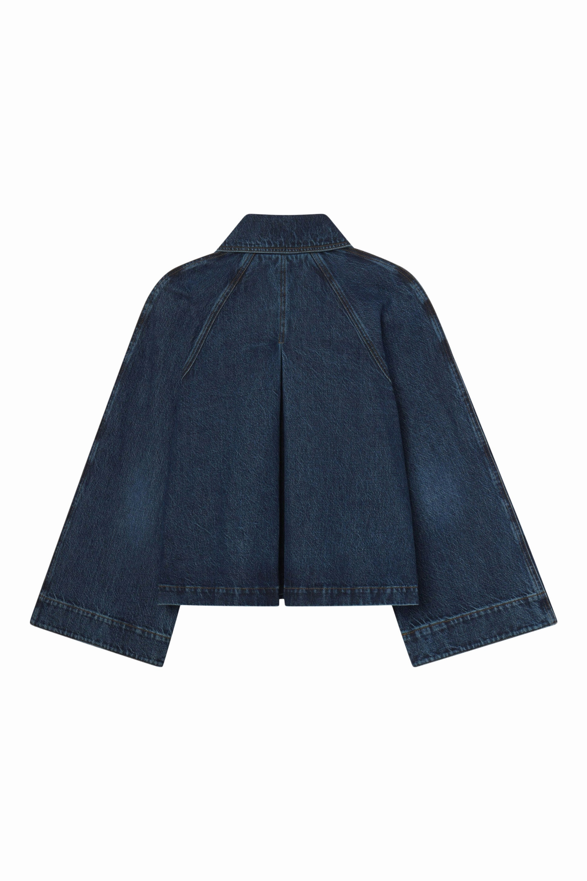 Vibrant Design Frame Denim Swing Jacket in Hex