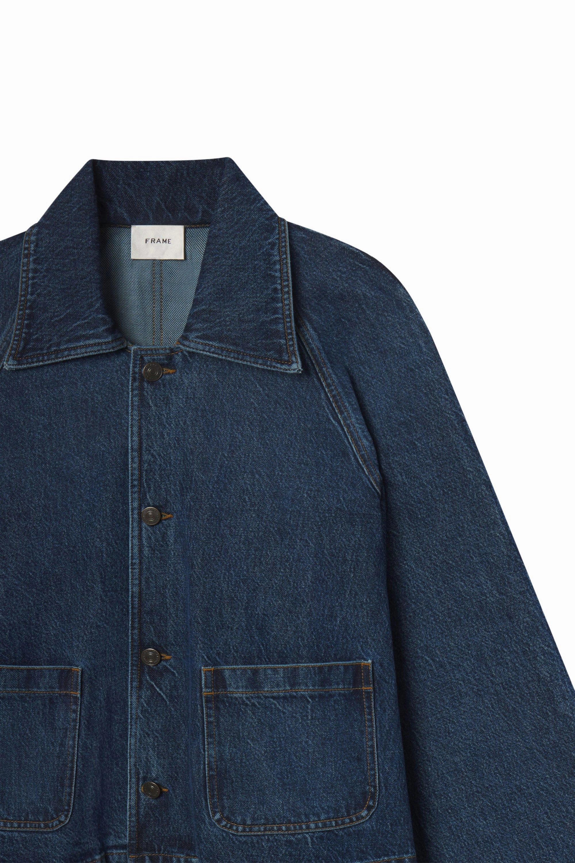 Fit Routine Frame Denim Swing Jacket in Hex