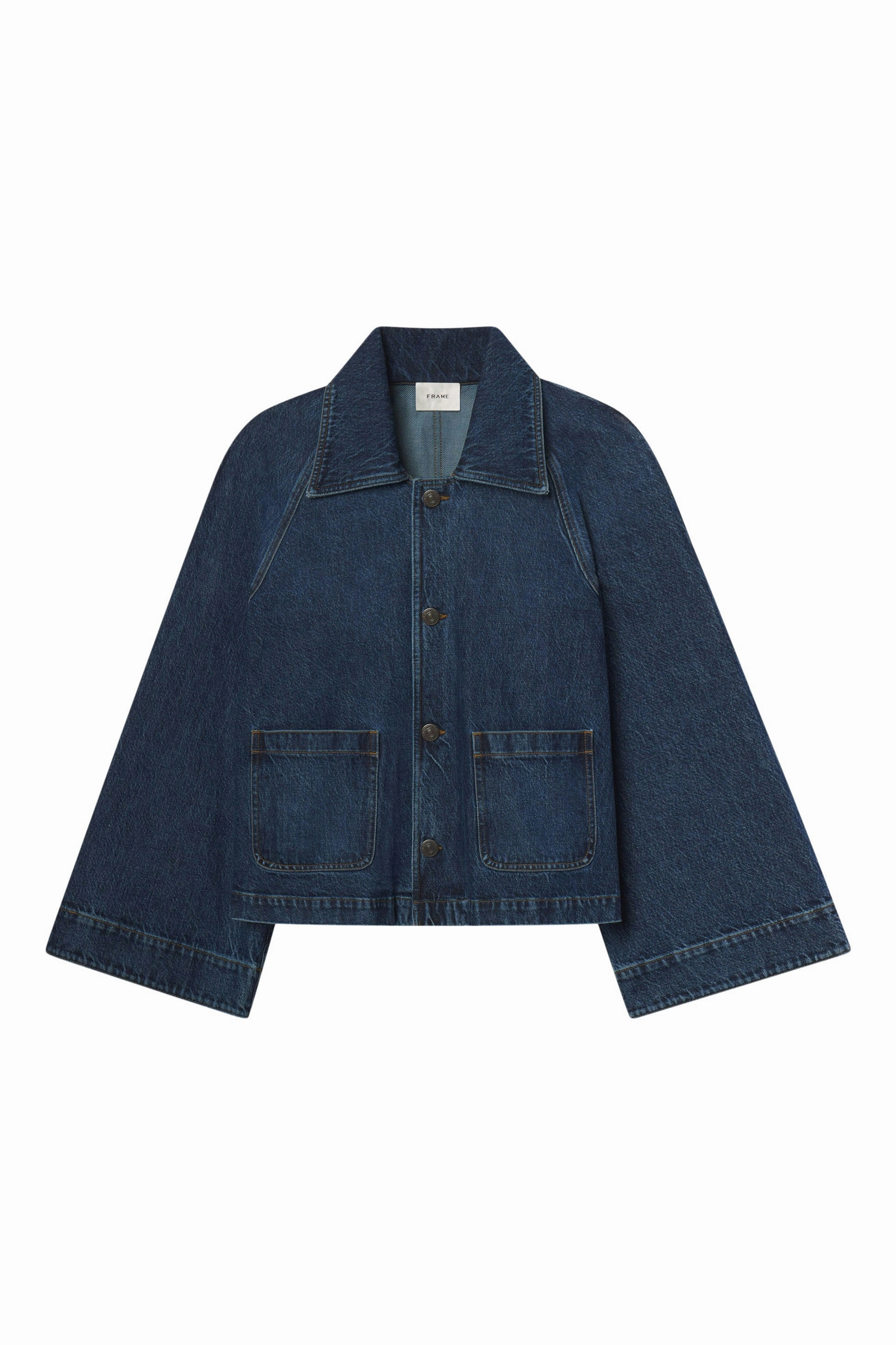 Day Wear Frame Denim Swing Jacket in Hex