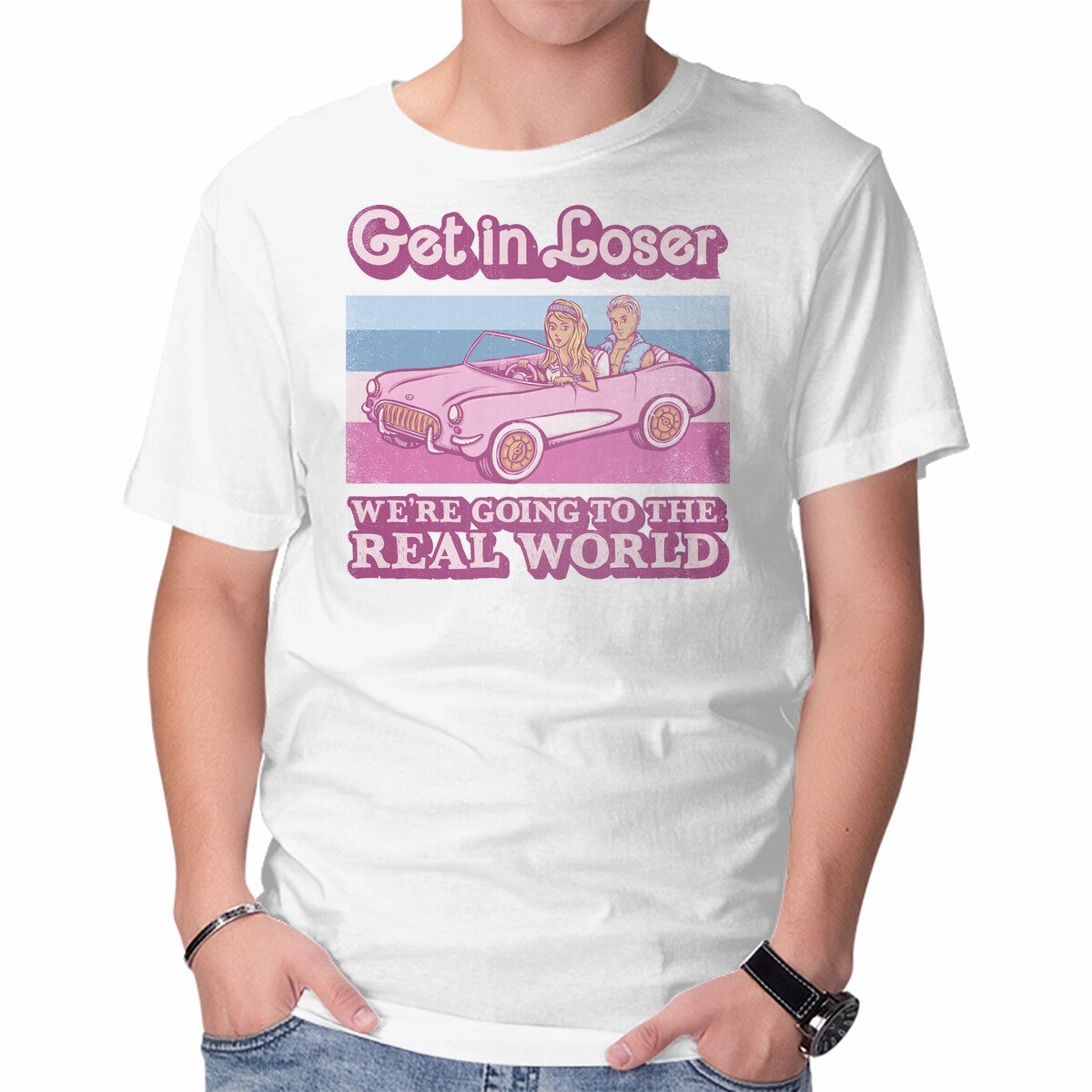 We're Going To The Real World Scoop neck femininity Sustainable Production Process