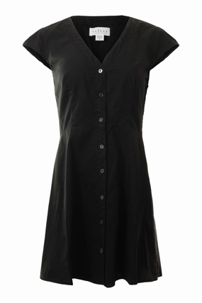 Velvet Inette Dress in Black Sharp Look Professional Comfort