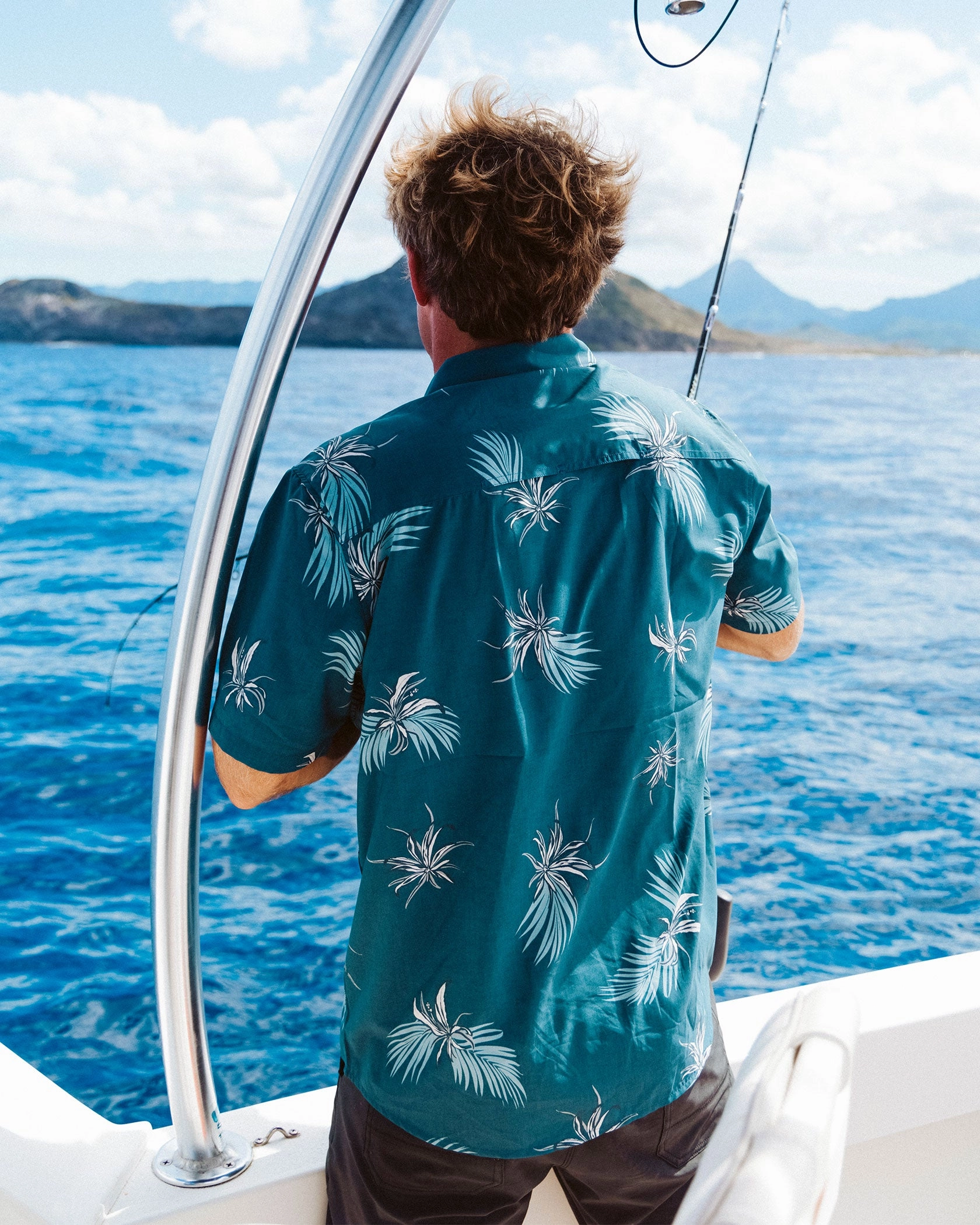 Weekender Ss Tech Woven - Bluefin EasyCare Fabric