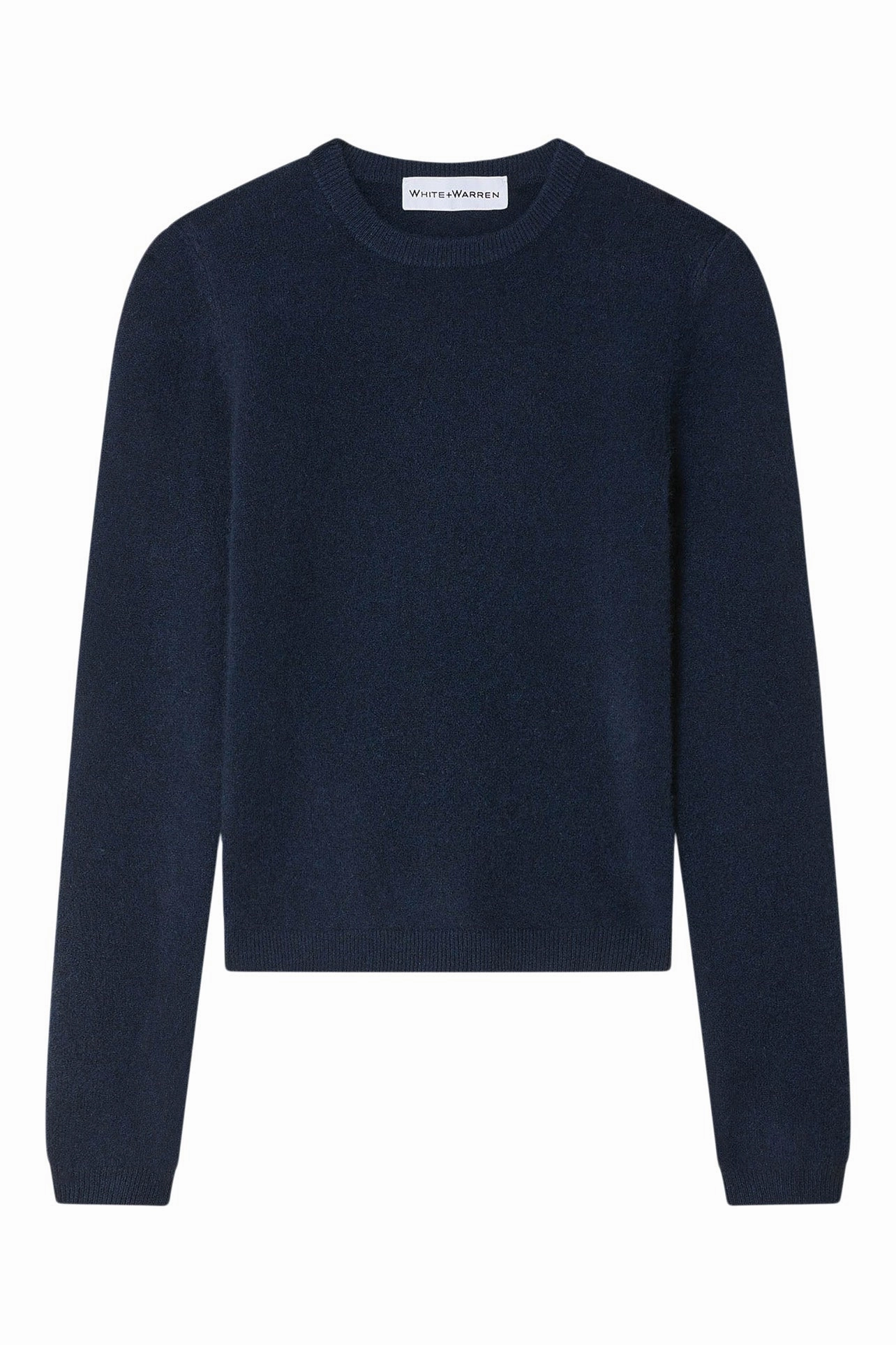 Moisture Wicking Fabric Snug Knit White & Warren Cashmere Slim Crewneck