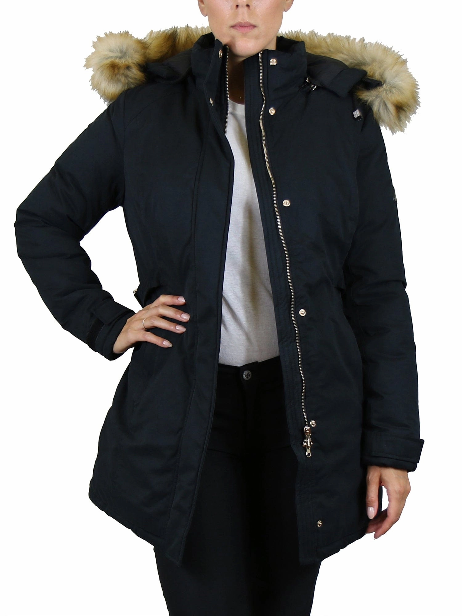 Trendy Must Have Women's Heavyweight Parka Jacket with Detachable Hood