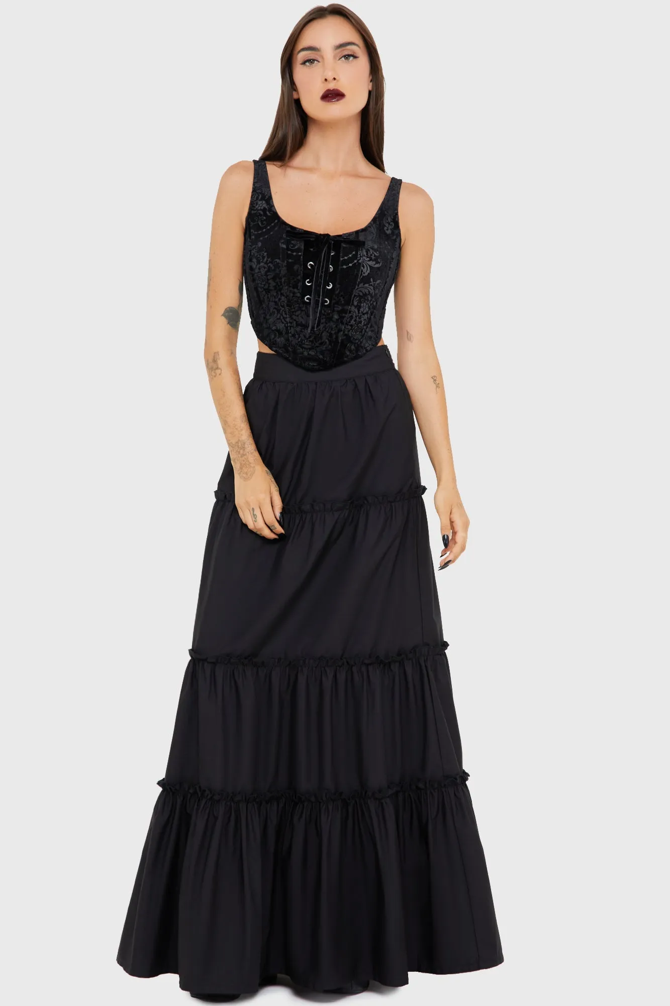 Seamless Knit Design FourWay Stretch Nightrein Corset