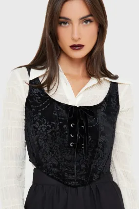 Nightrein Corset High Collar Design