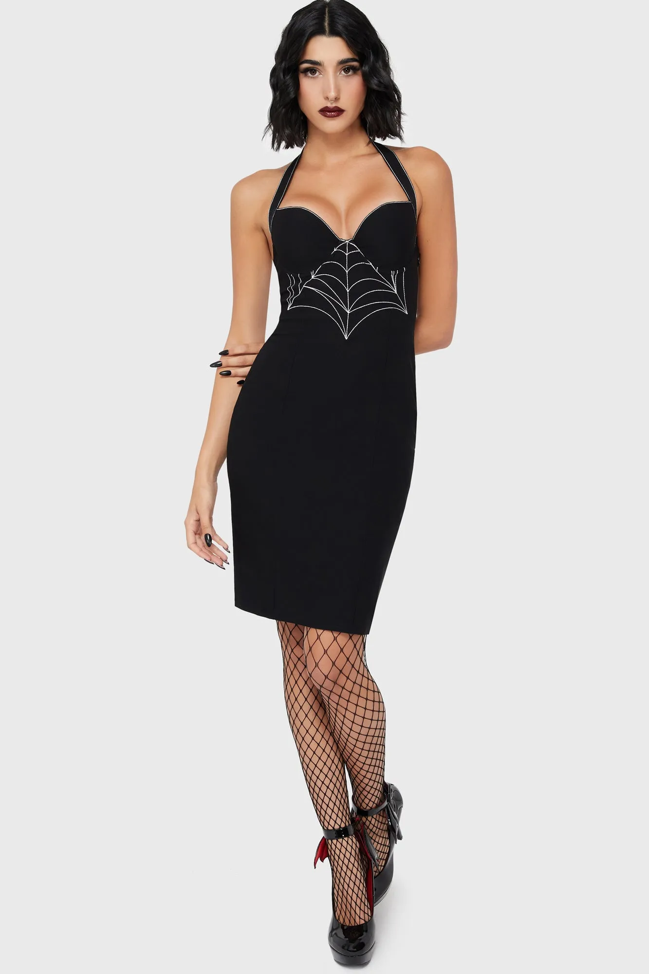 HiddenPocket Vampette Dress