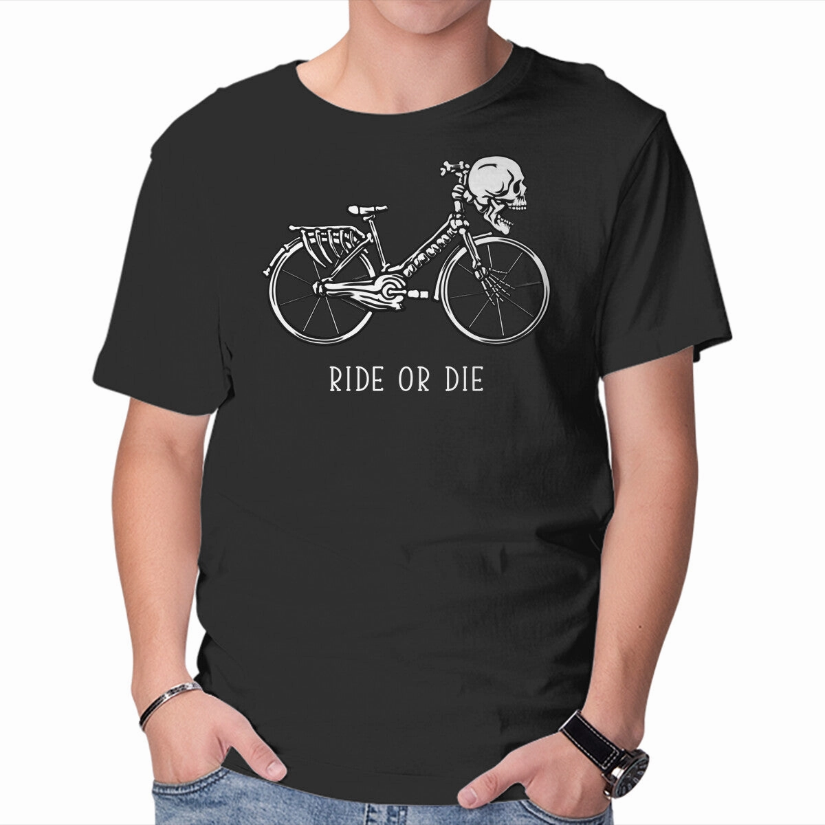 Bike Skeleton Summer Casual