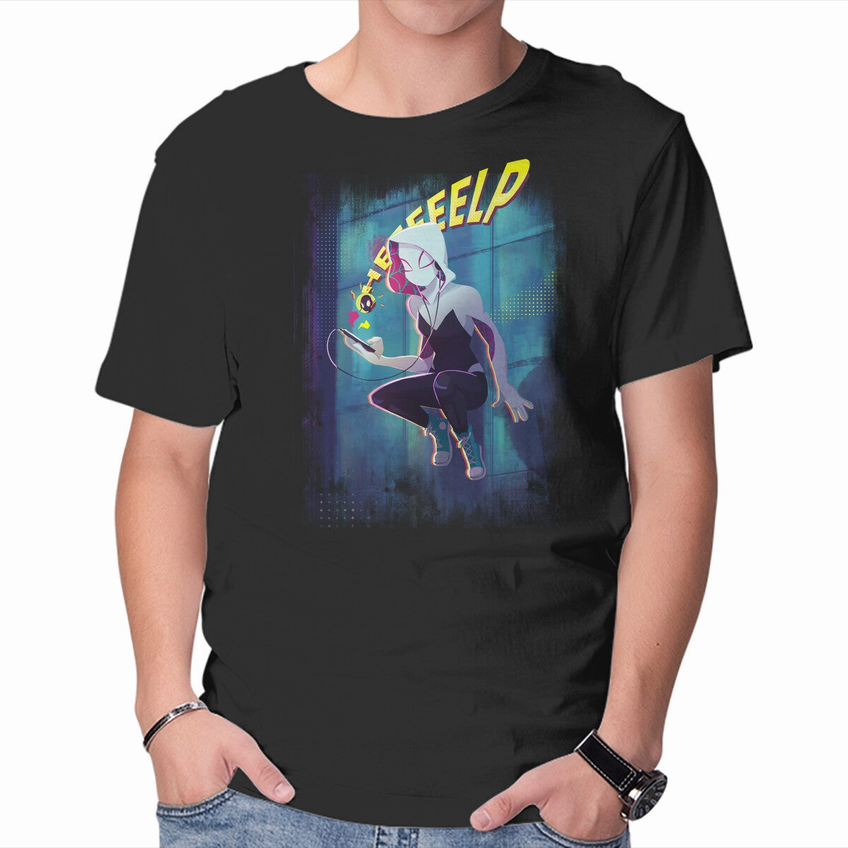 Spider Gwen Help Sporty Active Wear