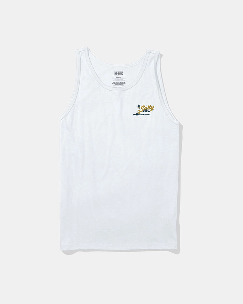 Simple Wear Ashore Tank - White