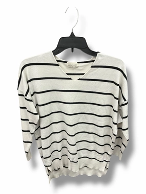 Top Long Sleeve By Dreamers In Black & White, Size: M UVProtectionFabric