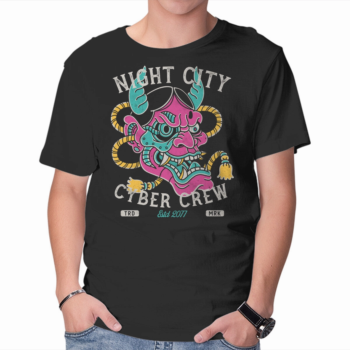 Teenager fashion Trendy Piece Night City Cyber Crew