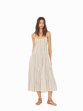 Xirena Hazel Dress in Ivory Sand Soft cotton dress Work Mood