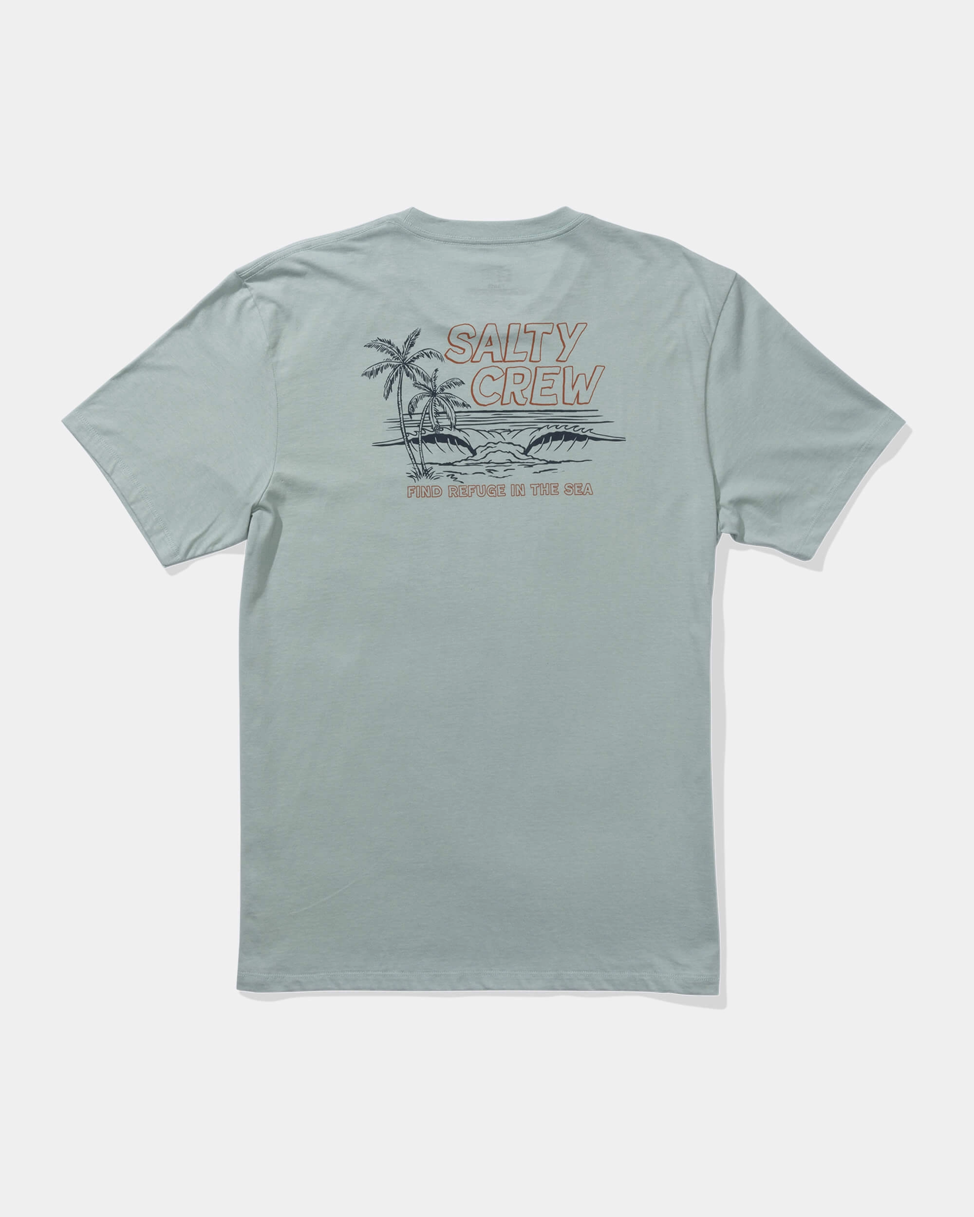 A Frame Ss Tee - Mackerel Stretchy Fit