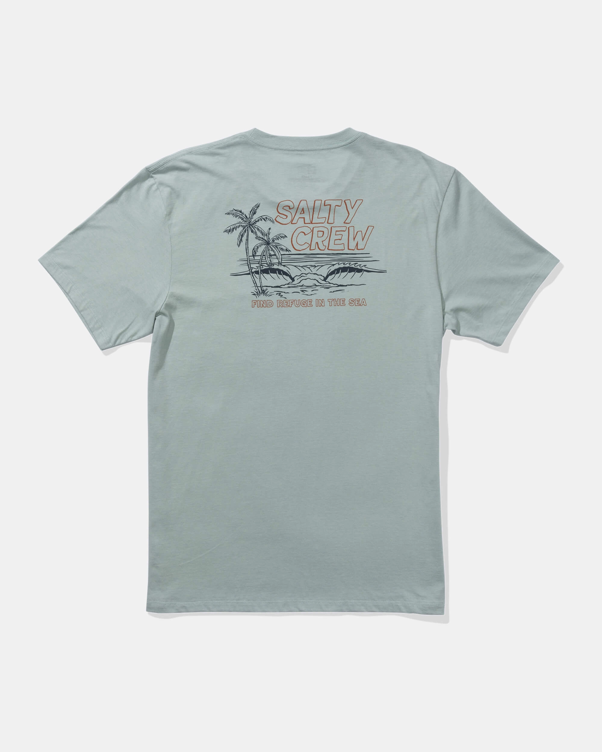 quick-drying Minimal Comfort A Frame Ss Tee - Mackerel